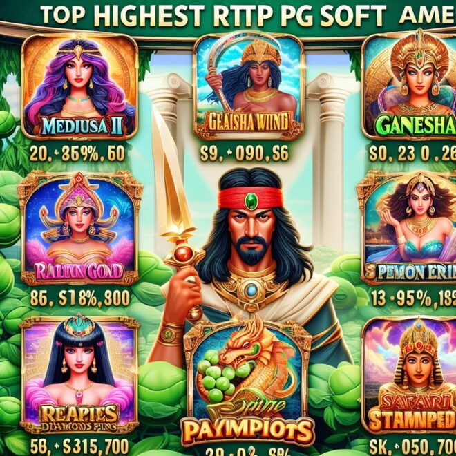 10 Game PG Soft Teratas dengan RTP Tertinggi